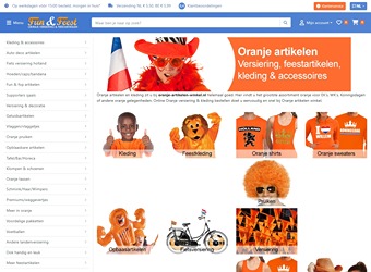 Oranje-artikelen-winkel.nl